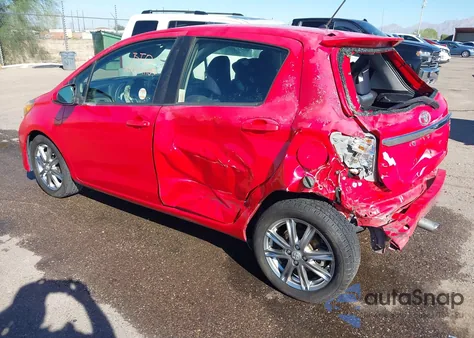 2012 Toyota Yaris Se from USA, damaged, VIN JTDKTUD34CD536796